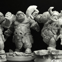 28mm/30mm Ogre Players 6 miniatures set 28OF0008